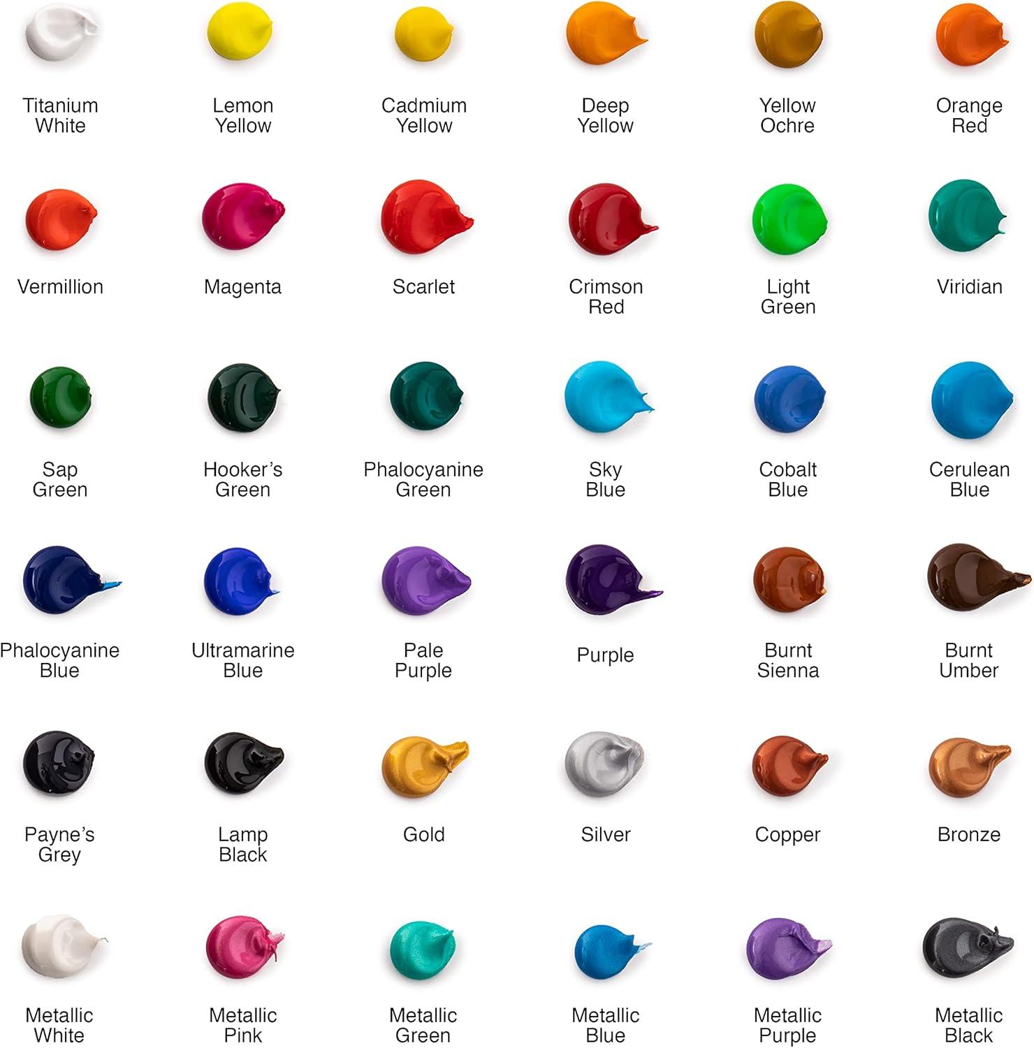 36 Color Acrylic Paint Value Pack by Artist's Loft™ Necessities™