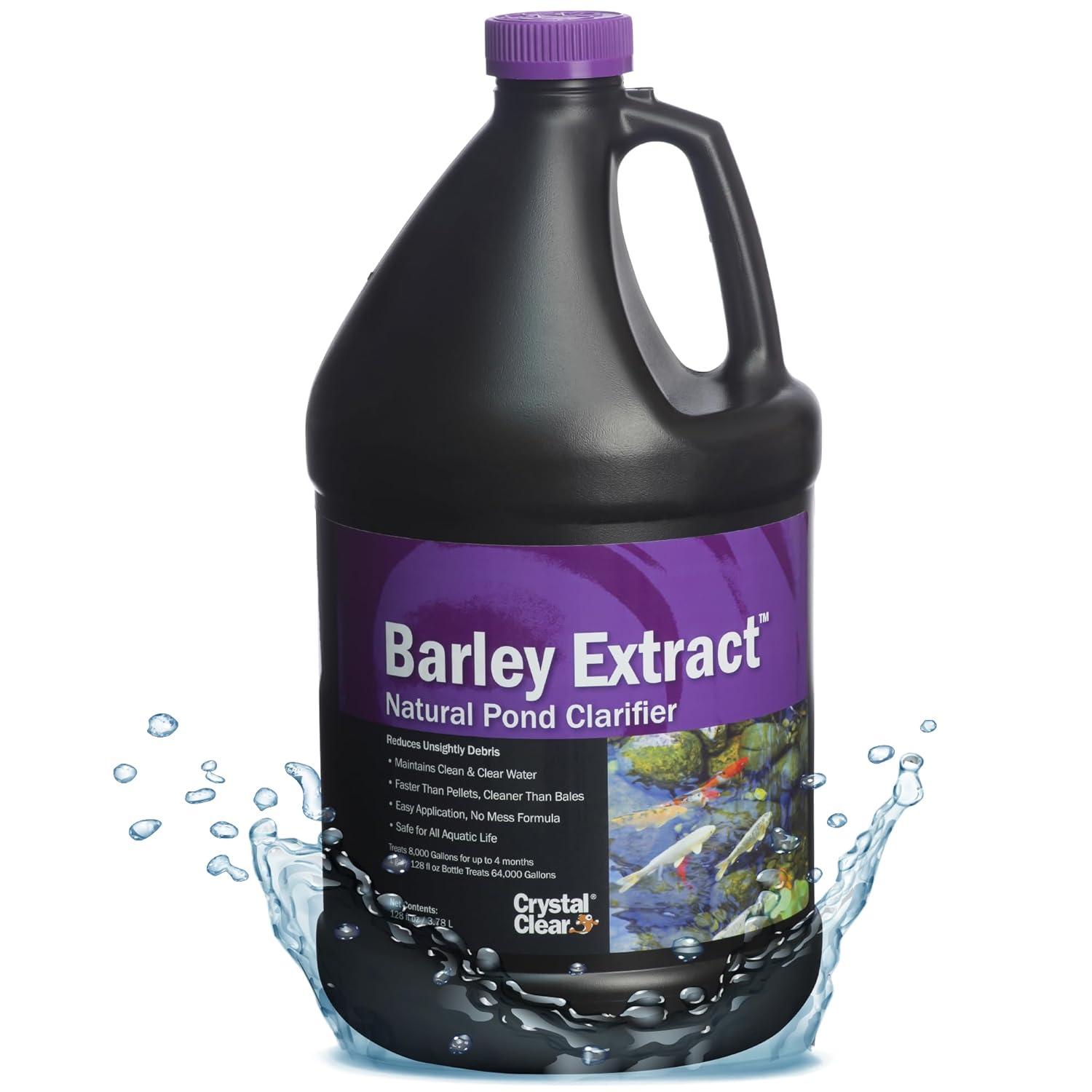 Crystal Clear Barley Extract Natural Pond Clarifier 128 oz