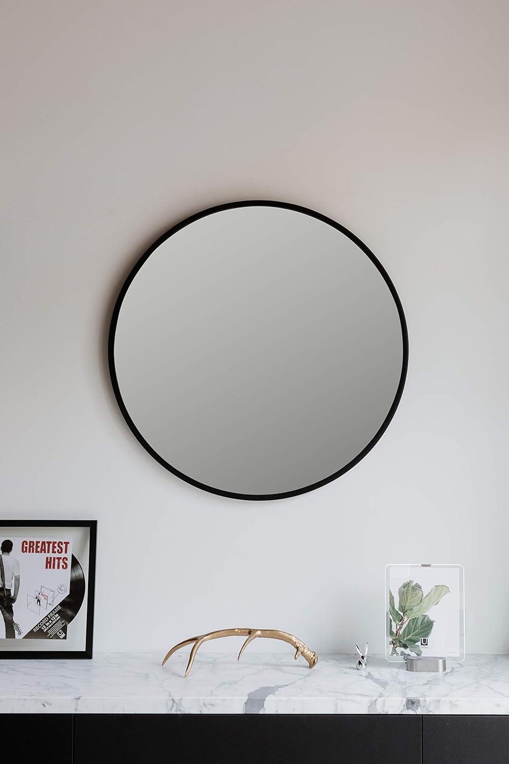 Hub Rubber Round Mirror