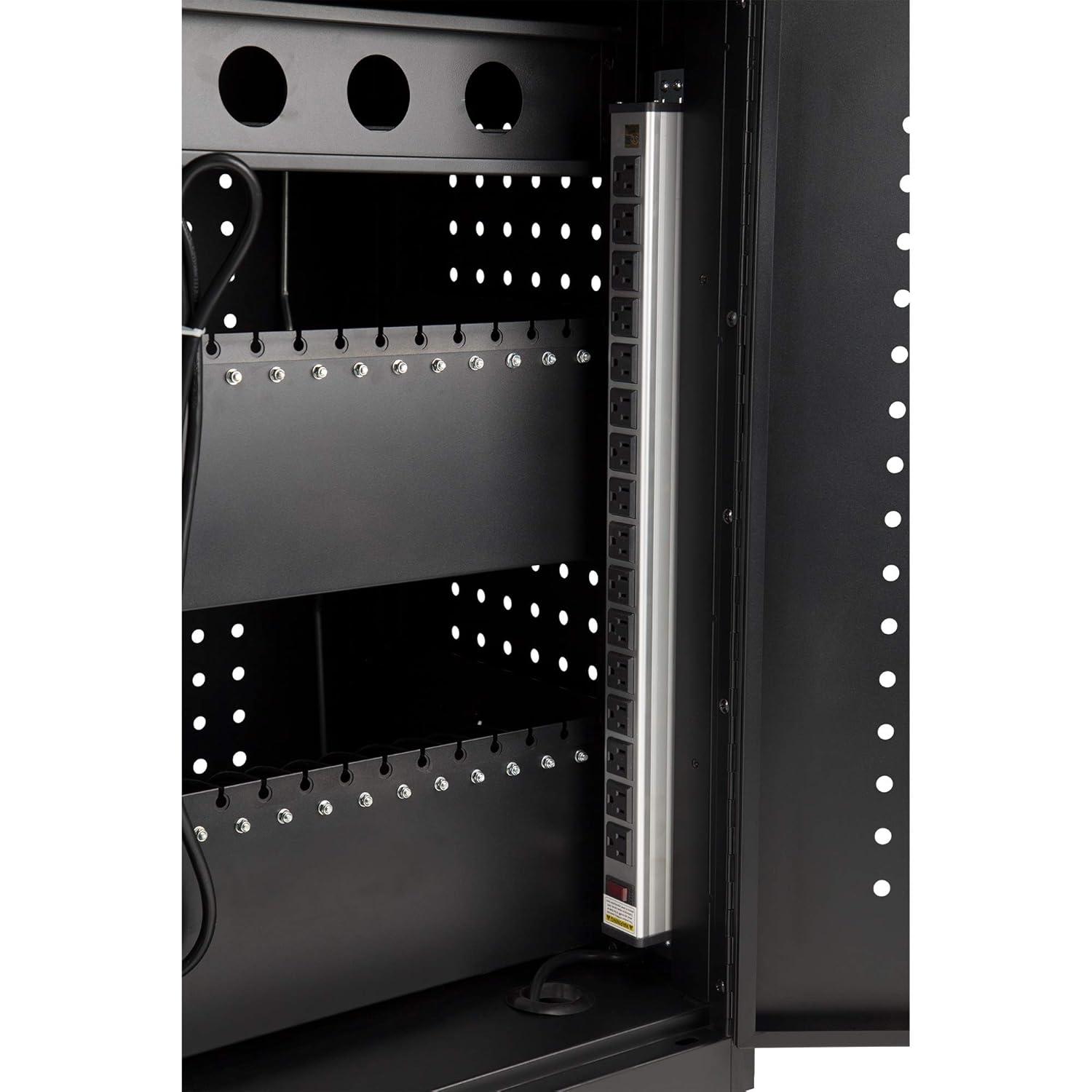 Learniture 30-Device Lockable Mobile Charging Station for Laptops and Tablets