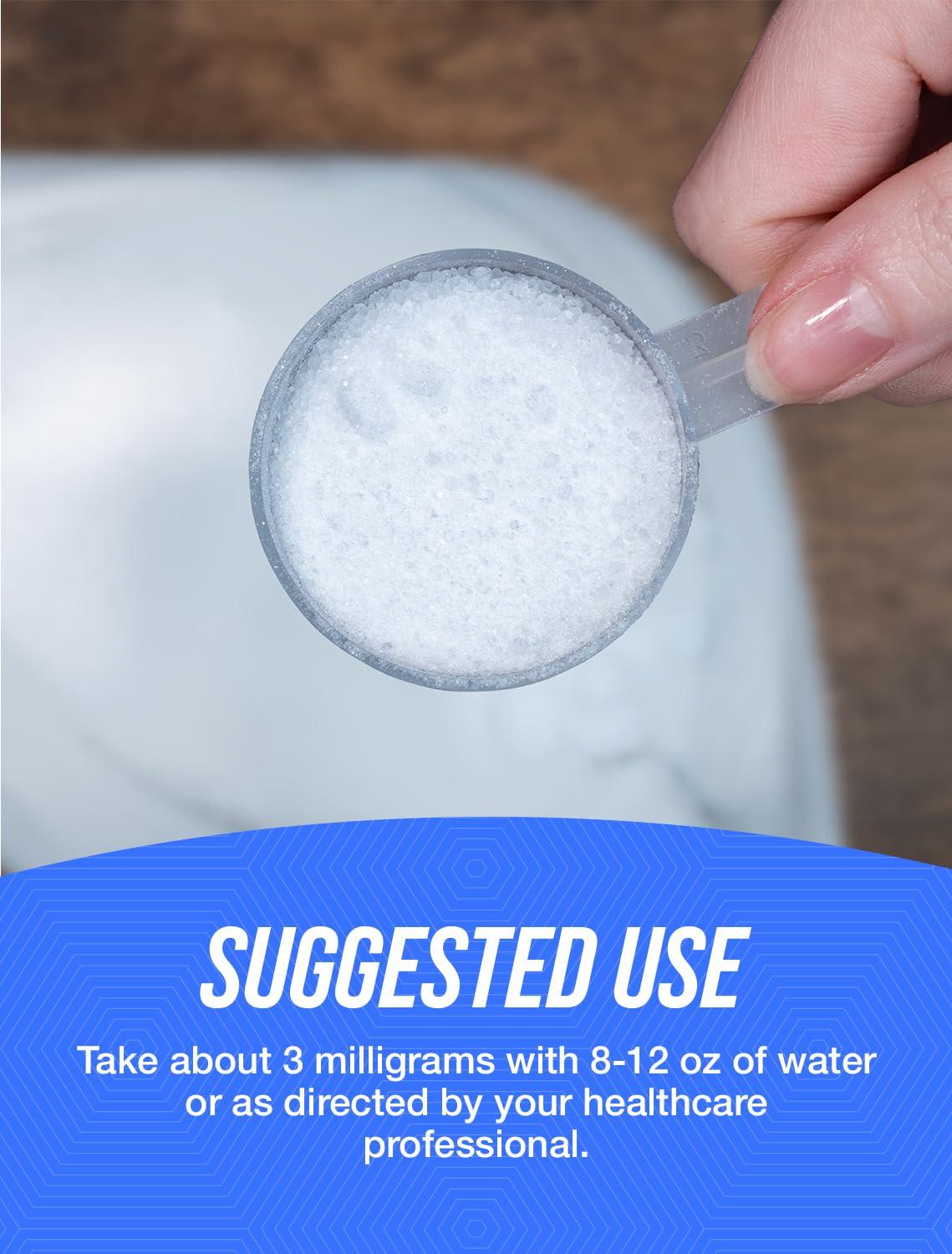 BulkSupplements.com Melatonin Powder - Sleep Supplement, Melatonin for Adults, Melatonin 3 mg - Vegan Melatonin, Pure & Gluten Free, 3mg per Serving, 25g (0.88 oz) (Pack of 1)