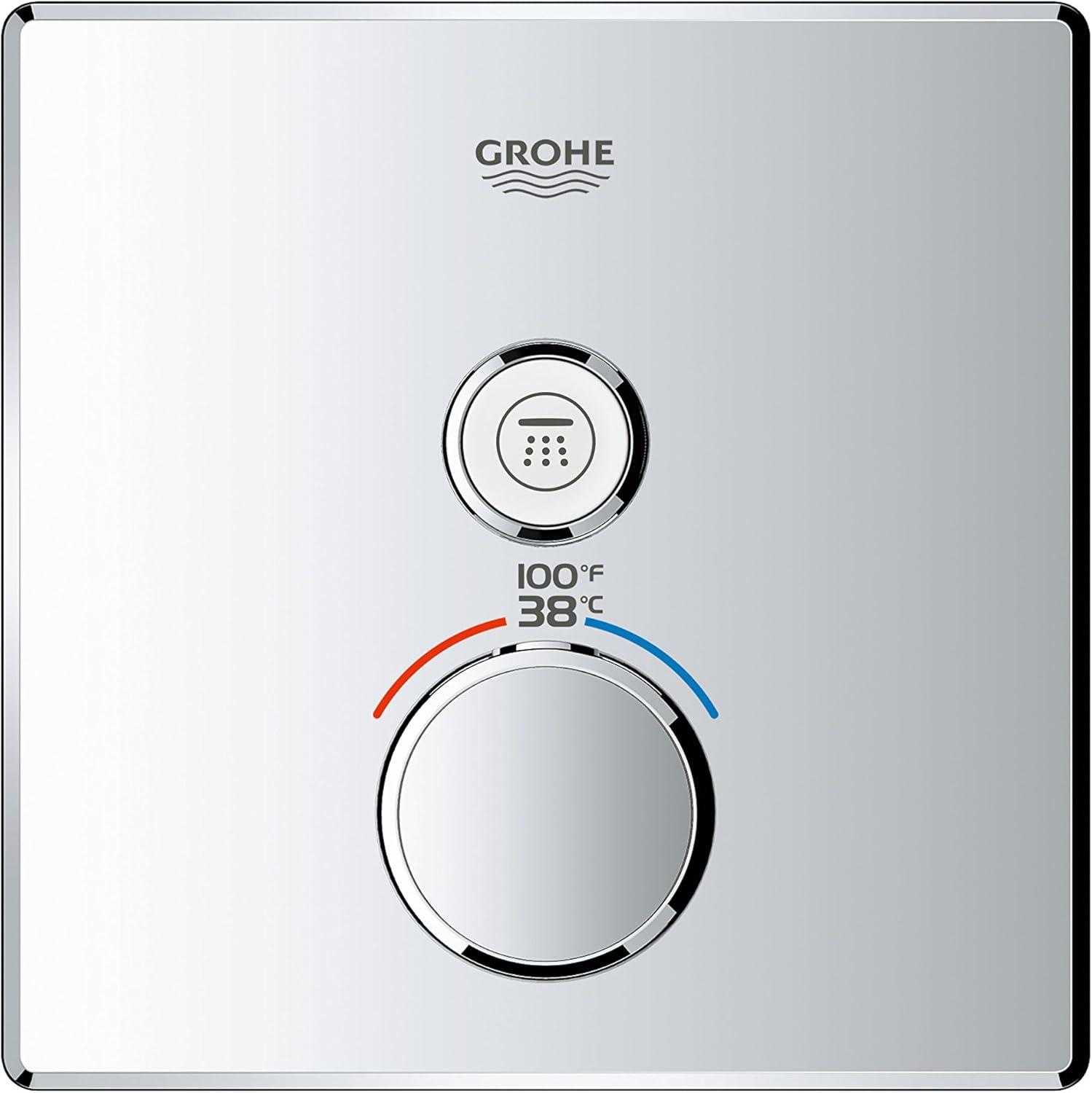 Grohtherm® SmartControl Single Function Thermostatic Trim with Control Module