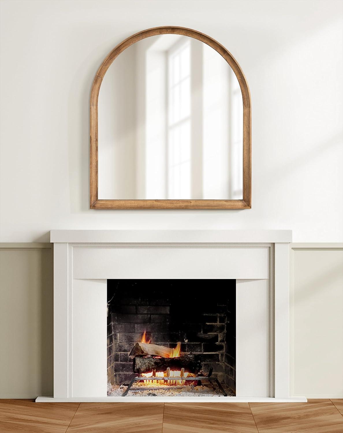 Branwell Wood Flat Mirror
