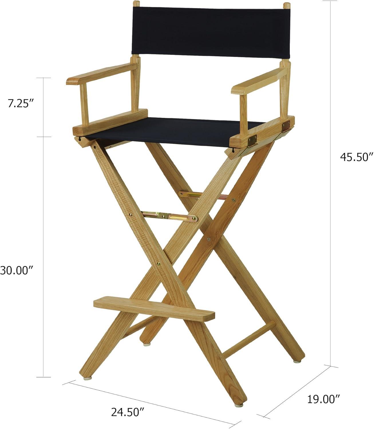 Extra-Wide Solid American Hardwood Director's Chair in Navy