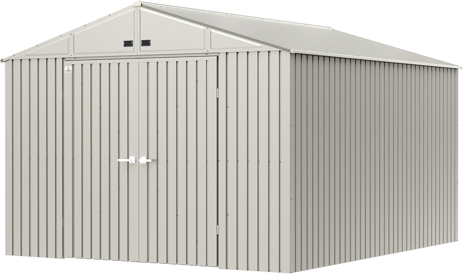 Arrow Arrow Elite 10 ft. W x 12 ft. D Galvanized Steel Storage Shed