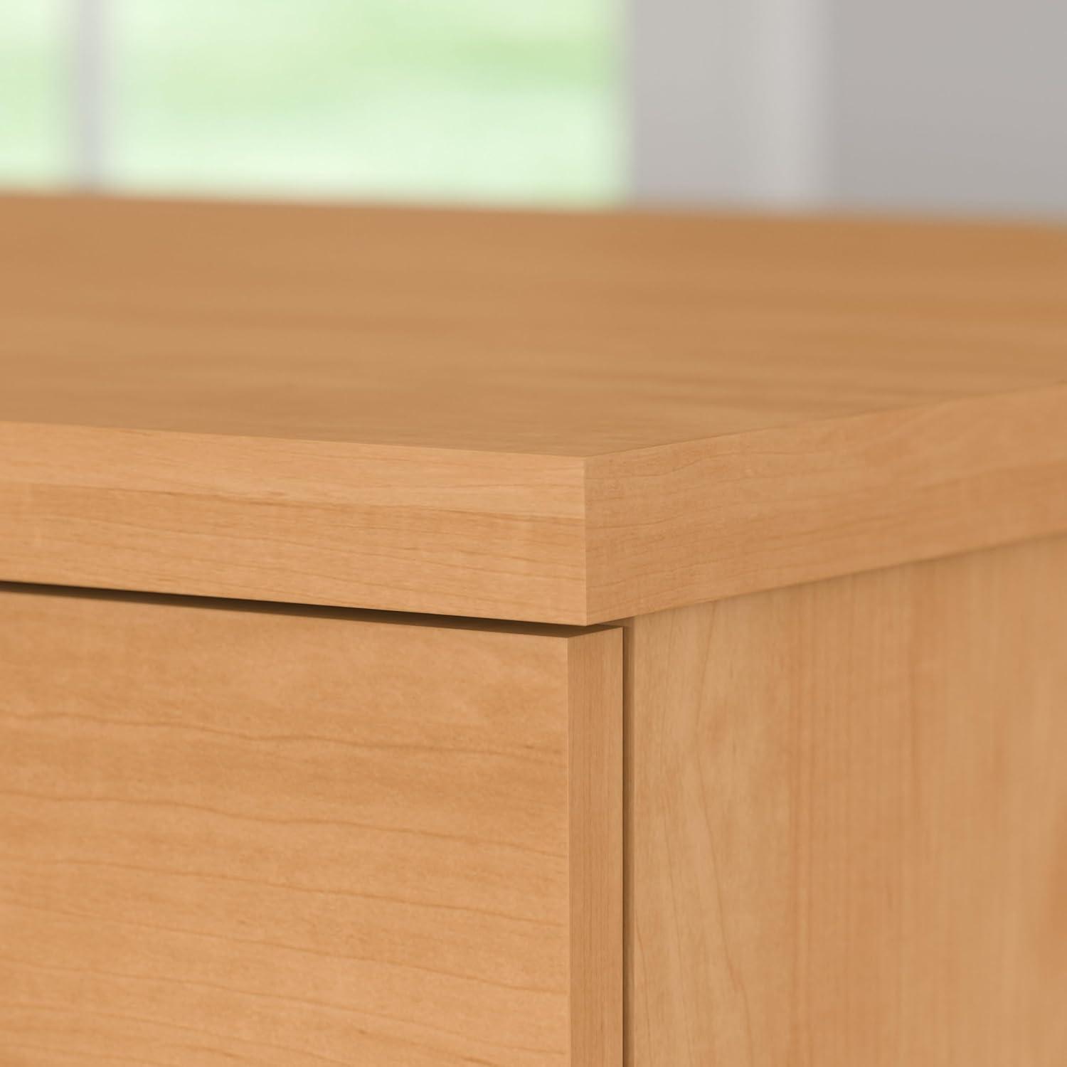 Bush Furniture Somerset 5 Shelf Tall Bookcase in Maple Cross Finish