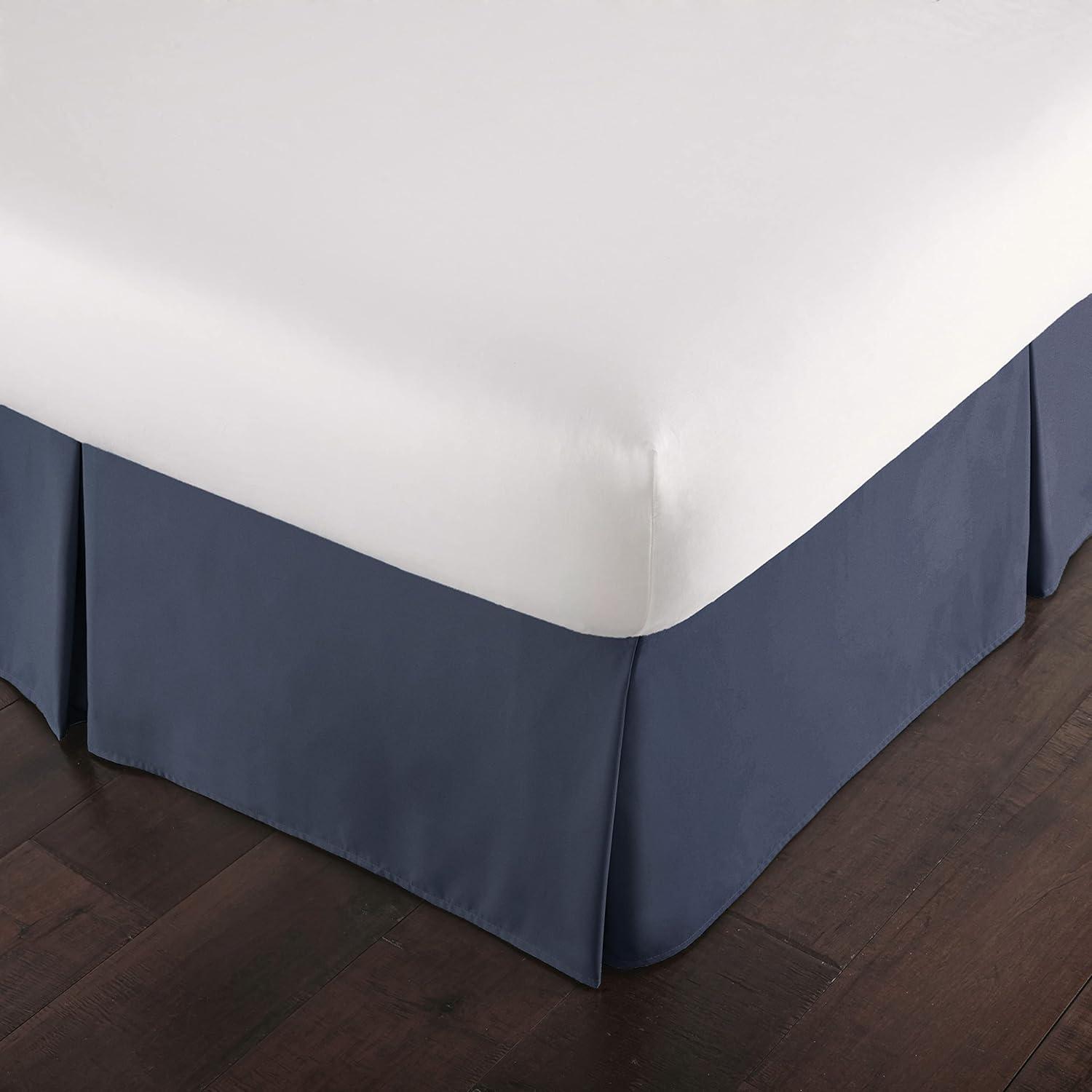 SouthShore Fine Linens Vilano Springs 15" drop Pleated Microfiber Bed Skirt