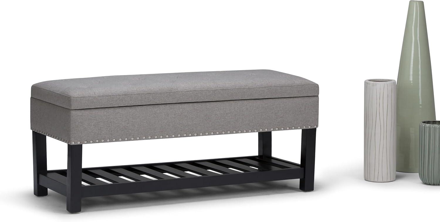 Simpli Home Lomond Storage Ottoman Bench