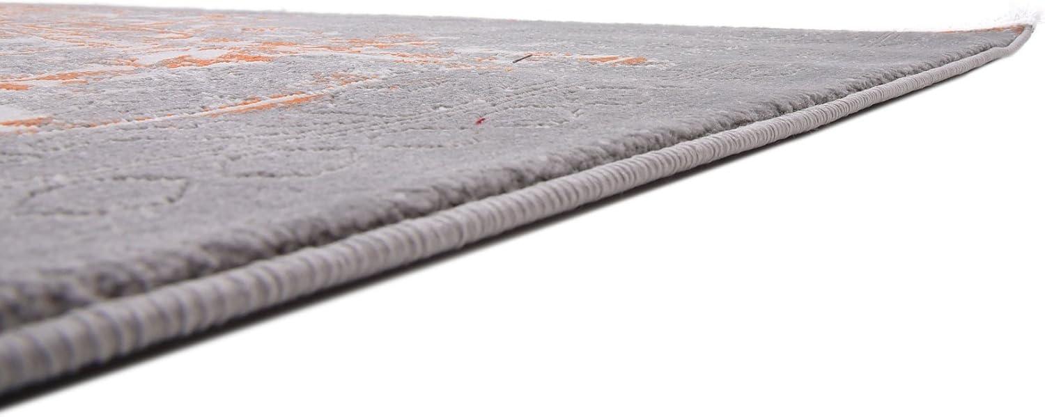 Unique Loom New Classical Collection Area Rug - Olwen (8' x 11' 4" Rectangle Terracotta/Gray)