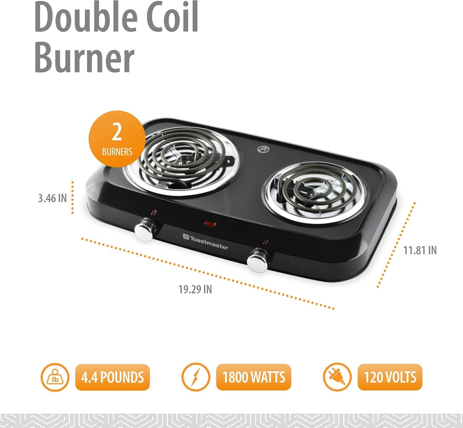 Toastmaster Electric Double Burner [Coil]