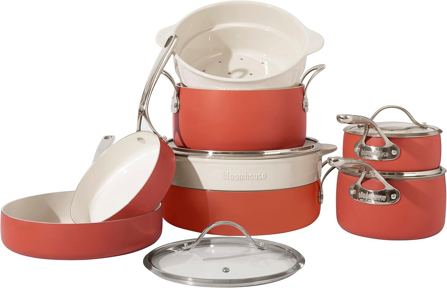 12 - Piece Non-Stick Aluminum Cookware Set