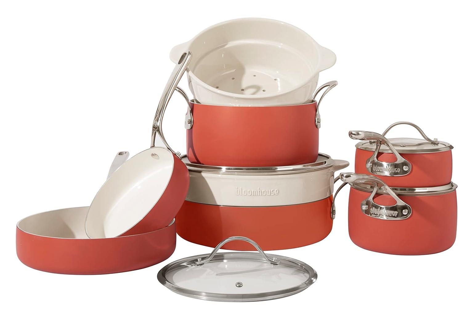 12 - Piece Non-Stick Aluminum Cookware Set
