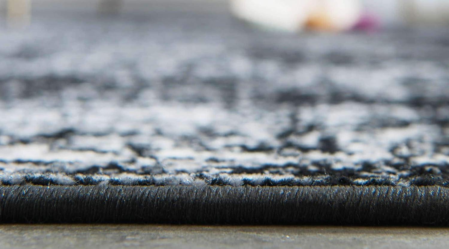 Unique Loom 9' 0 x 12' 0 Sofia Casino Black Area Rug