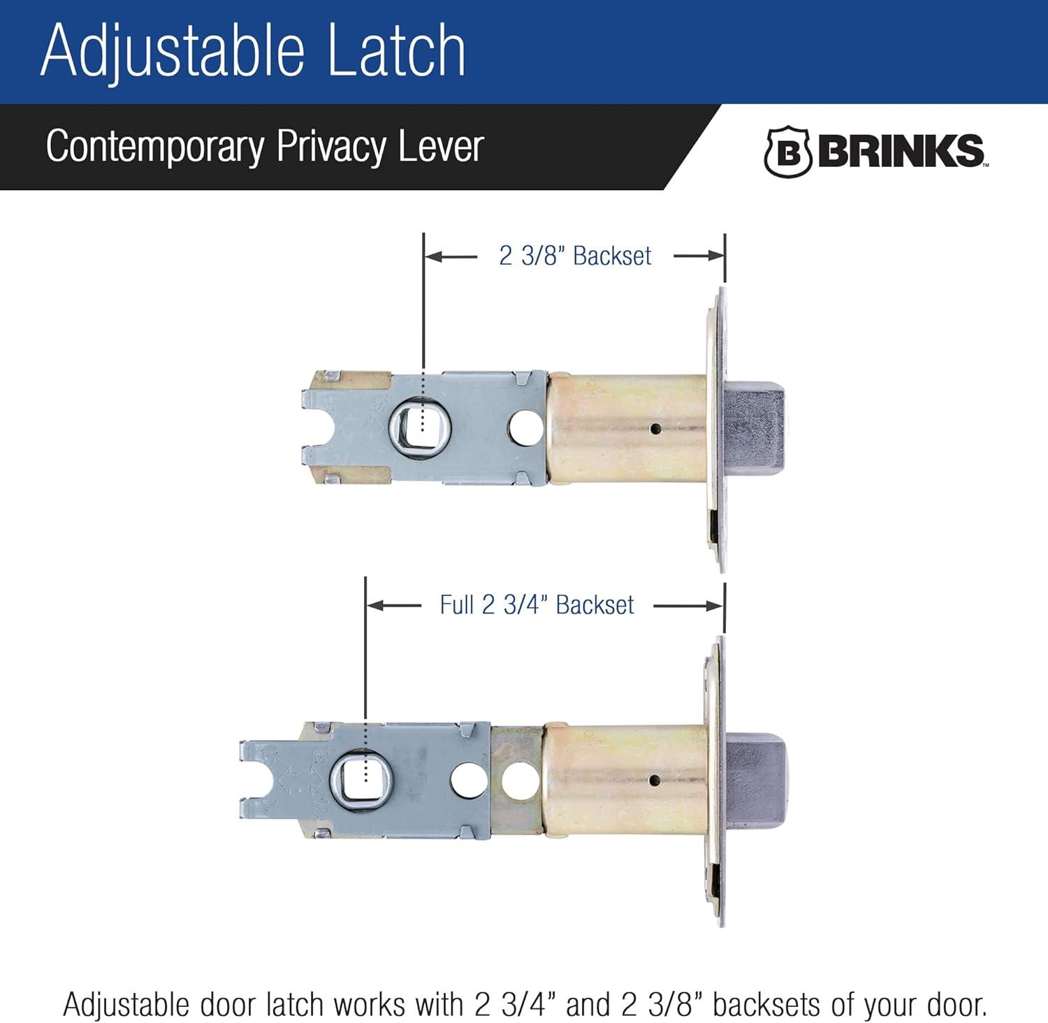 Brinks Mendocino Contemporary Privacy Lever