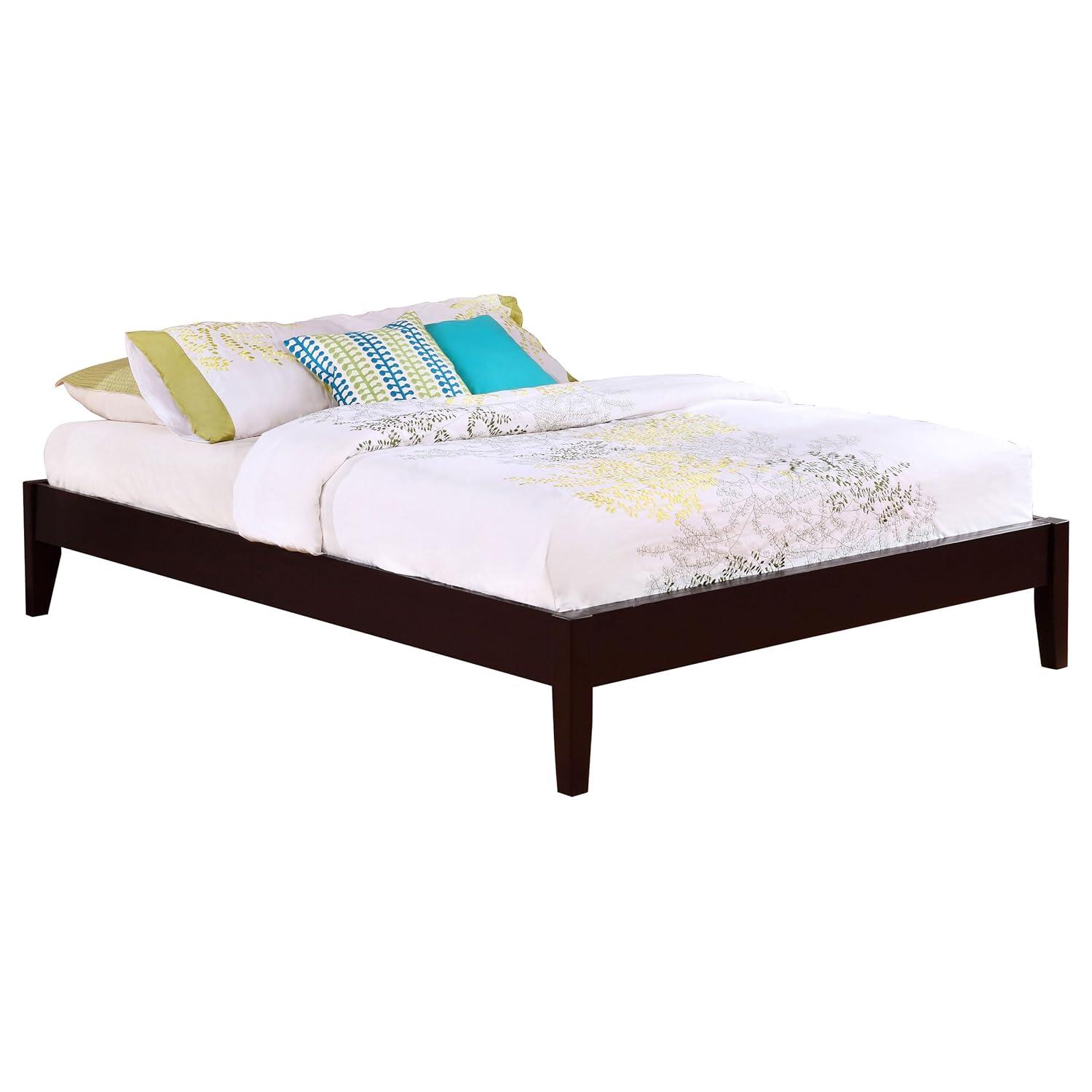 Platform Bed, Eastern King Bed, Cappuccino