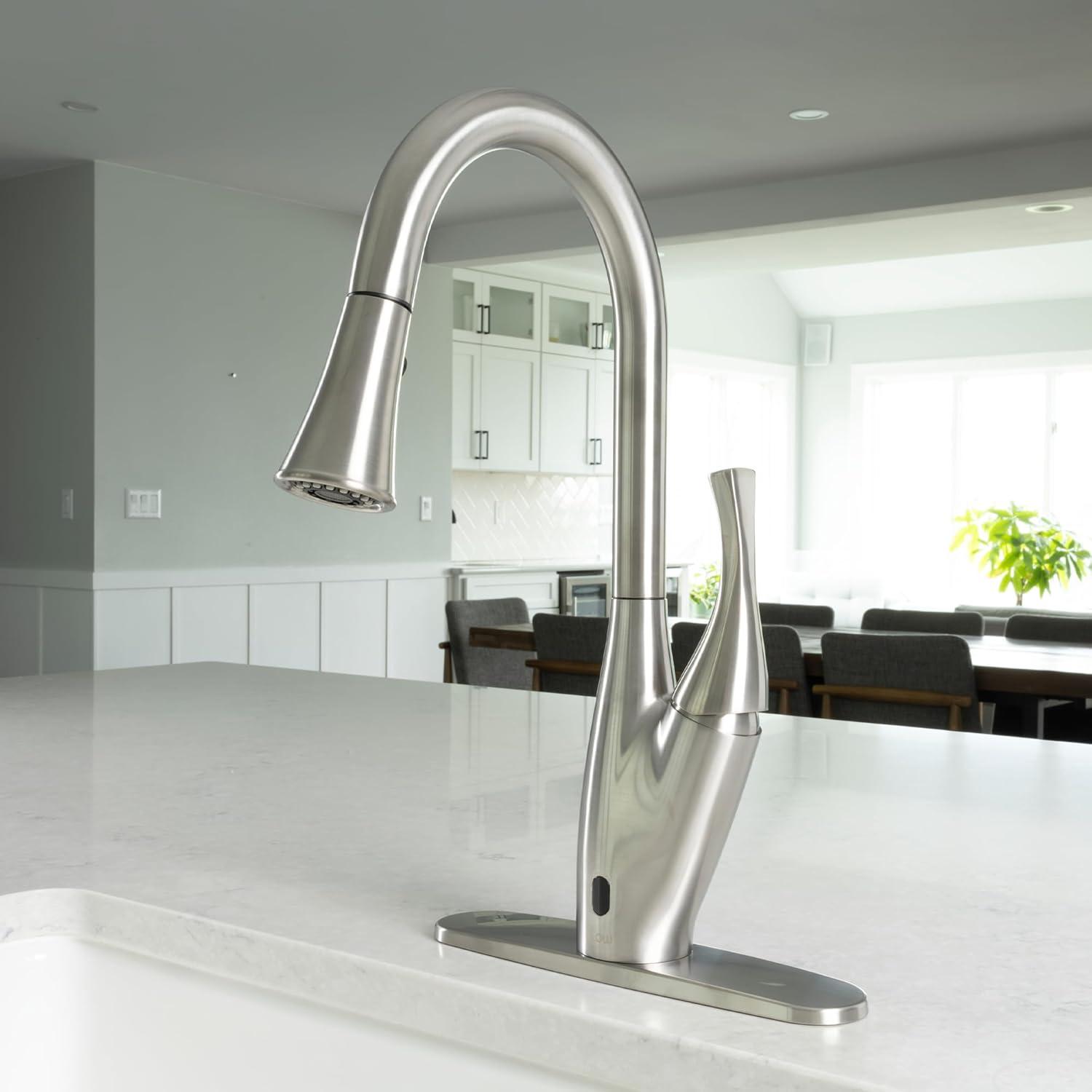 Touchless Pull Down Single Handle Kitchen Faucet