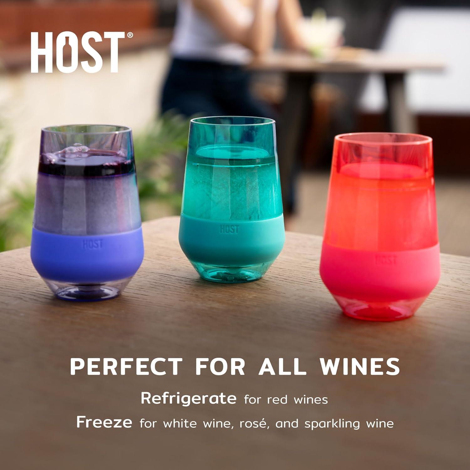 HOST Freeze XL Cooling Cup in Double Walled Insulated Freezable Drink Chilling Tumbler with Freezing Gel, 12 Ounces, Pink Camo Set of 2