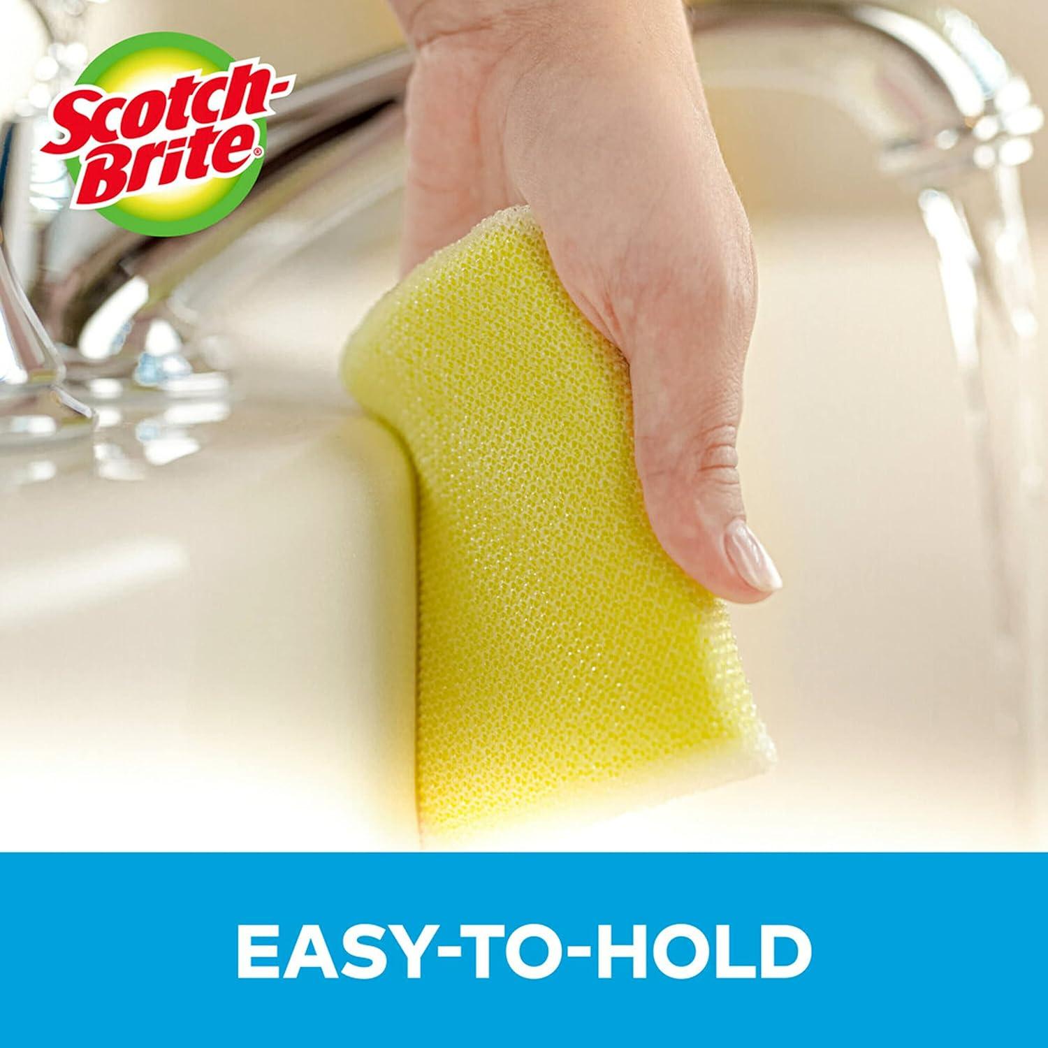 3M Scotch-Brite Dobie All Purpose Cleaning Pad  White 24 Sponges - 720