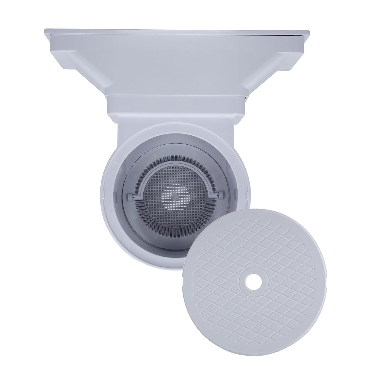 Rx Clear Wide Mouth Thru-Wall Skimmer for Above Ground Swimming Pools