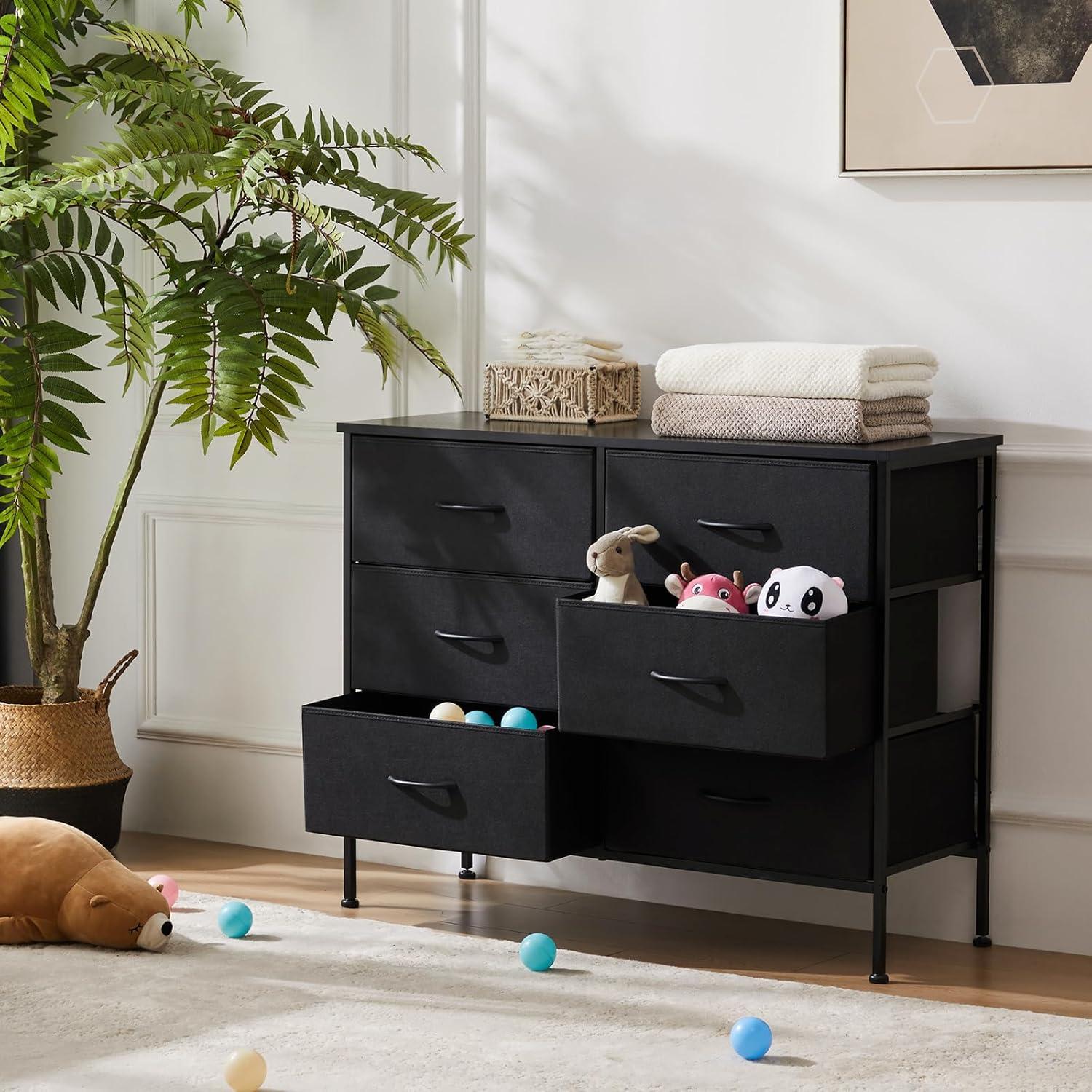 JIONJOY 6 - Drawer Dresser | Black
