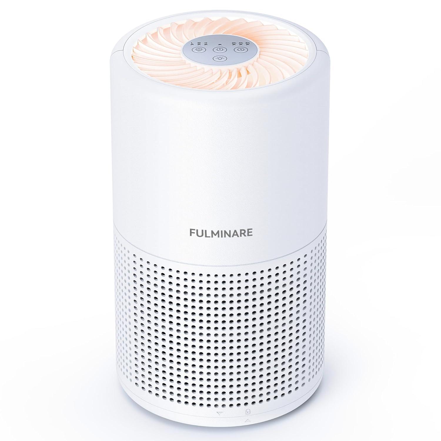 Air Purifiers for Bedroom,  H13 True HEPA Air Filter, Quiet Air Cleaner With Night Light,Portable Small Air Purifier for Home, Office, Living Room