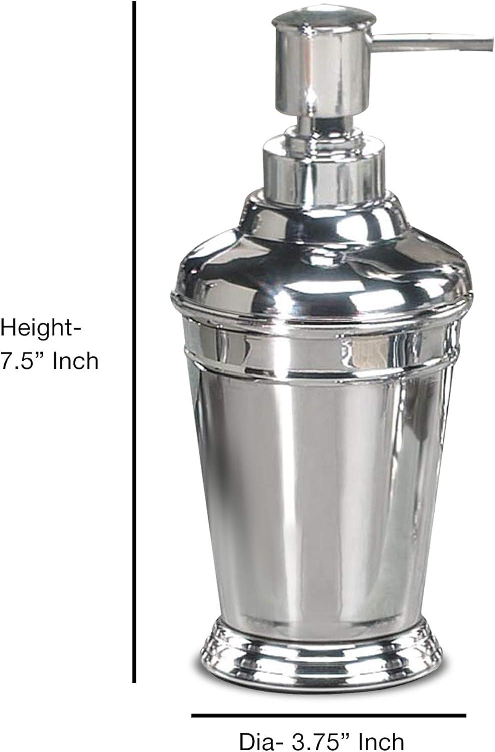 Timeless Shiny Stainless Steel Liquid Soap Dispenser