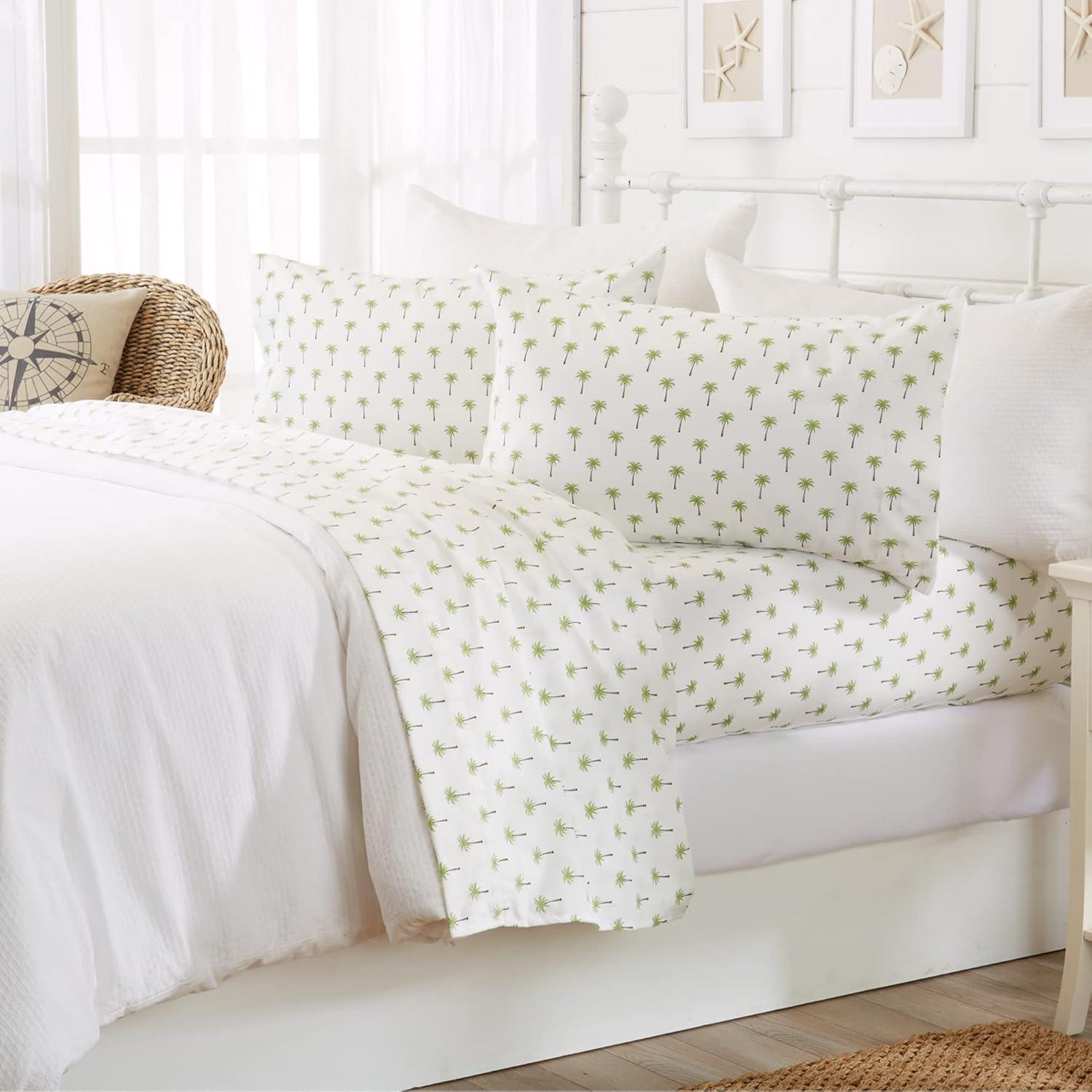 FreshFolds Ultra Soft Coastal Printed Microfiber Sheet Set