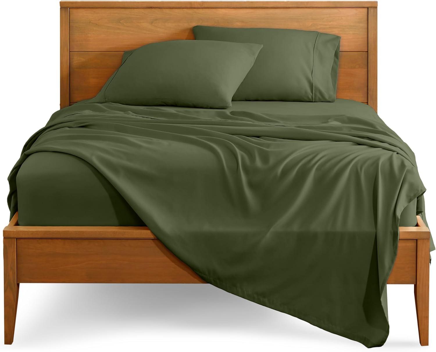 Twin Cypress 3 Piece Ultra-Soft Double Brushed Sheet Set by Bare Home