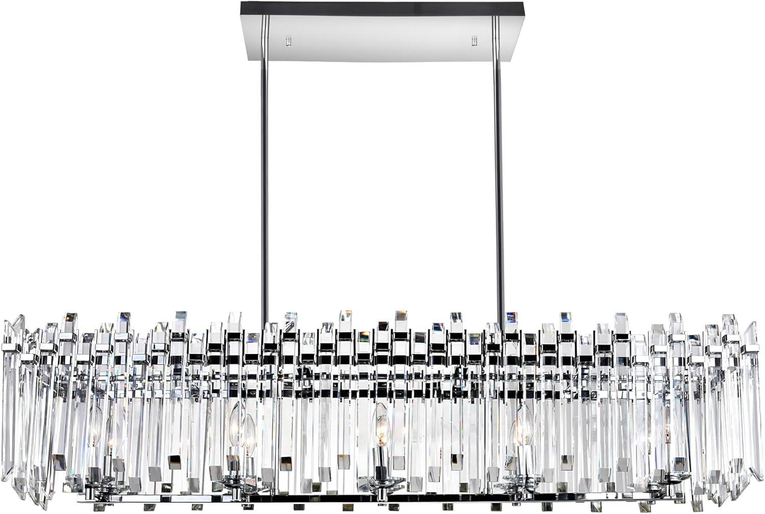 1065P47-10-601-RC-CWI Lighting-10 Light Chandelier with Chrome Finish