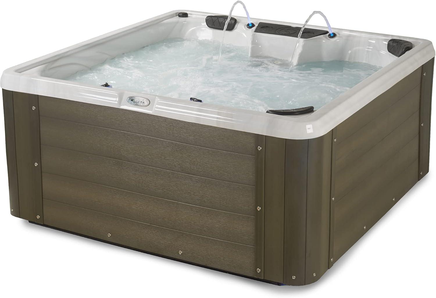 Aqualife® by Strong Spas® Aqualife Edgewater 5-6 Person 28-Jet Acrylic Lounger Hot Tub With Ozonator