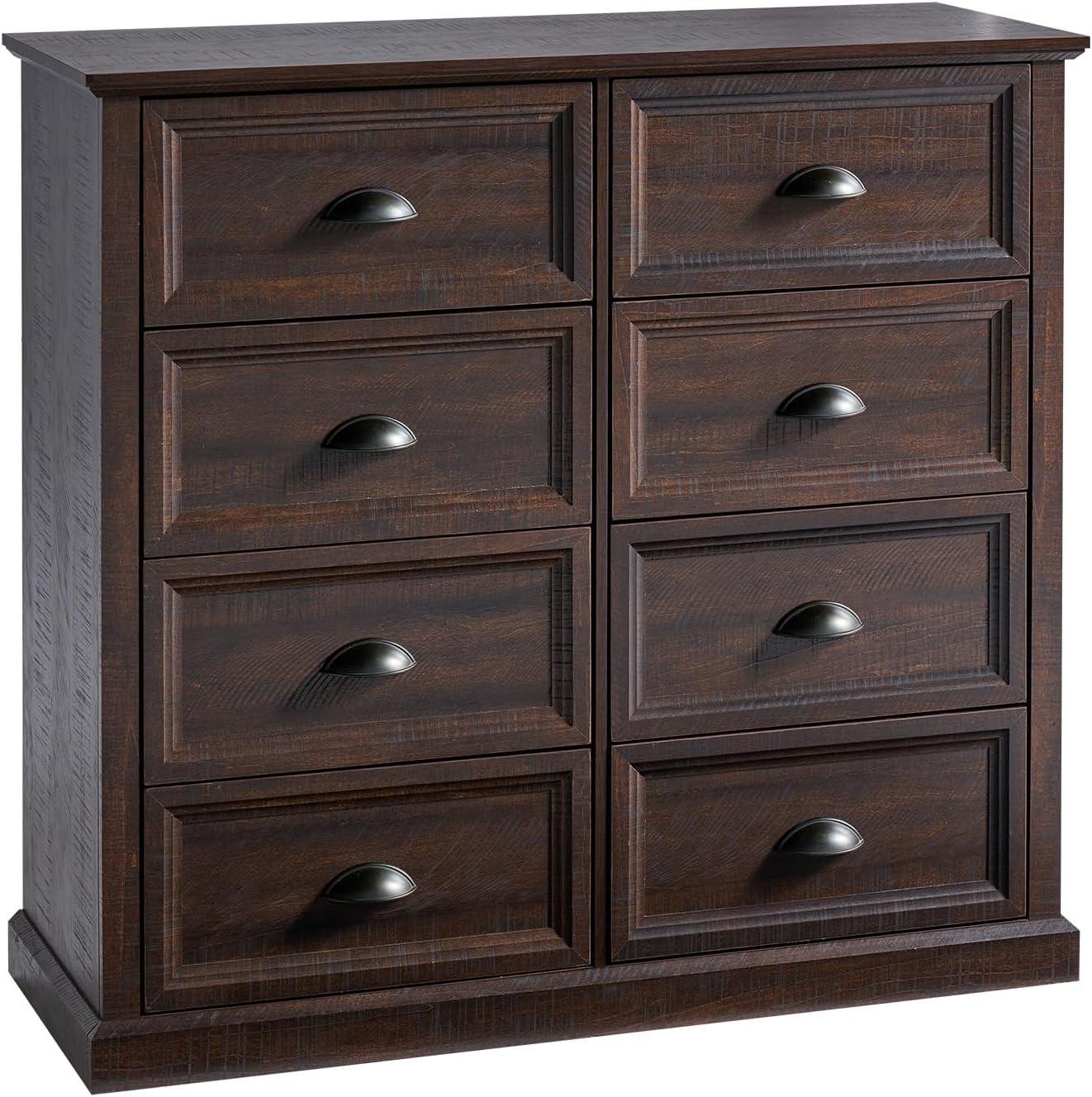 Winston Porter 58" Farmhouse 6 Drawer Dresser