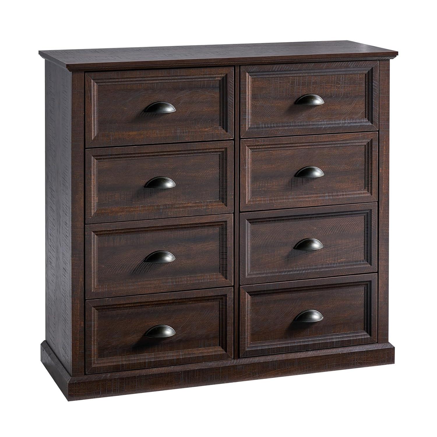 Winston Porter 58" Farmhouse 6 Drawer Dresser