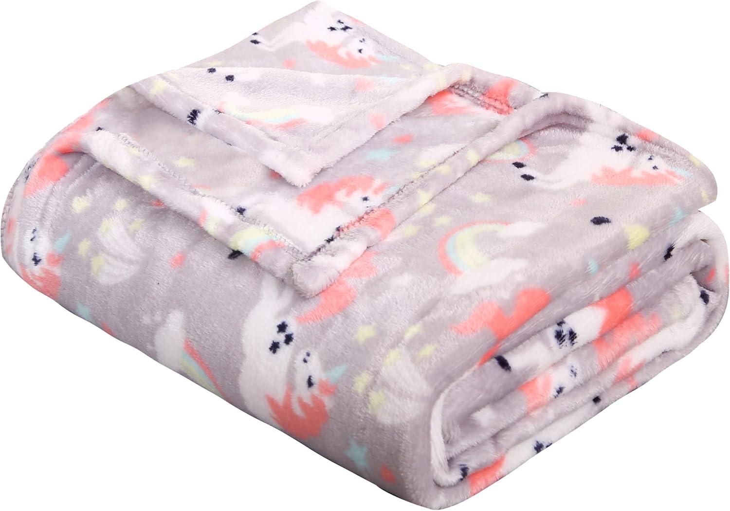 GoodGram Ultra Soft & Plush Oversized Unicorn Throw Fleece Blanket