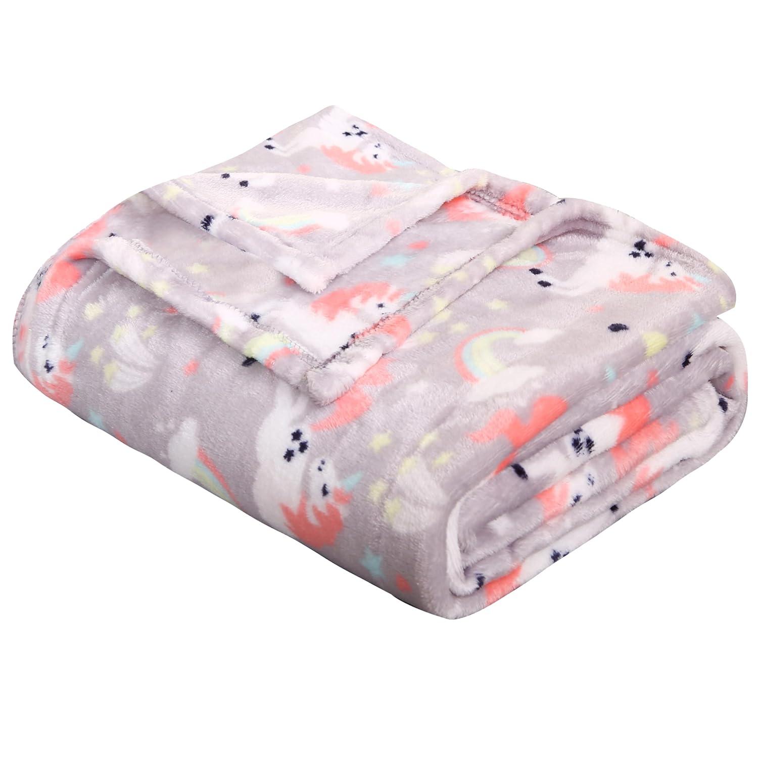 GoodGram Ultra Soft & Plush Oversized Unicorn Throw Fleece Blanket