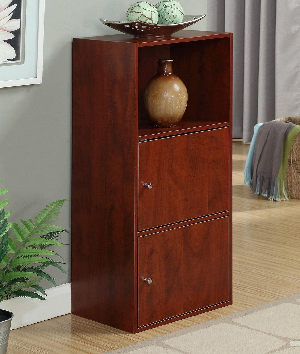 Xtra Storage 2 Door Cabinet with Shelf, Cherry