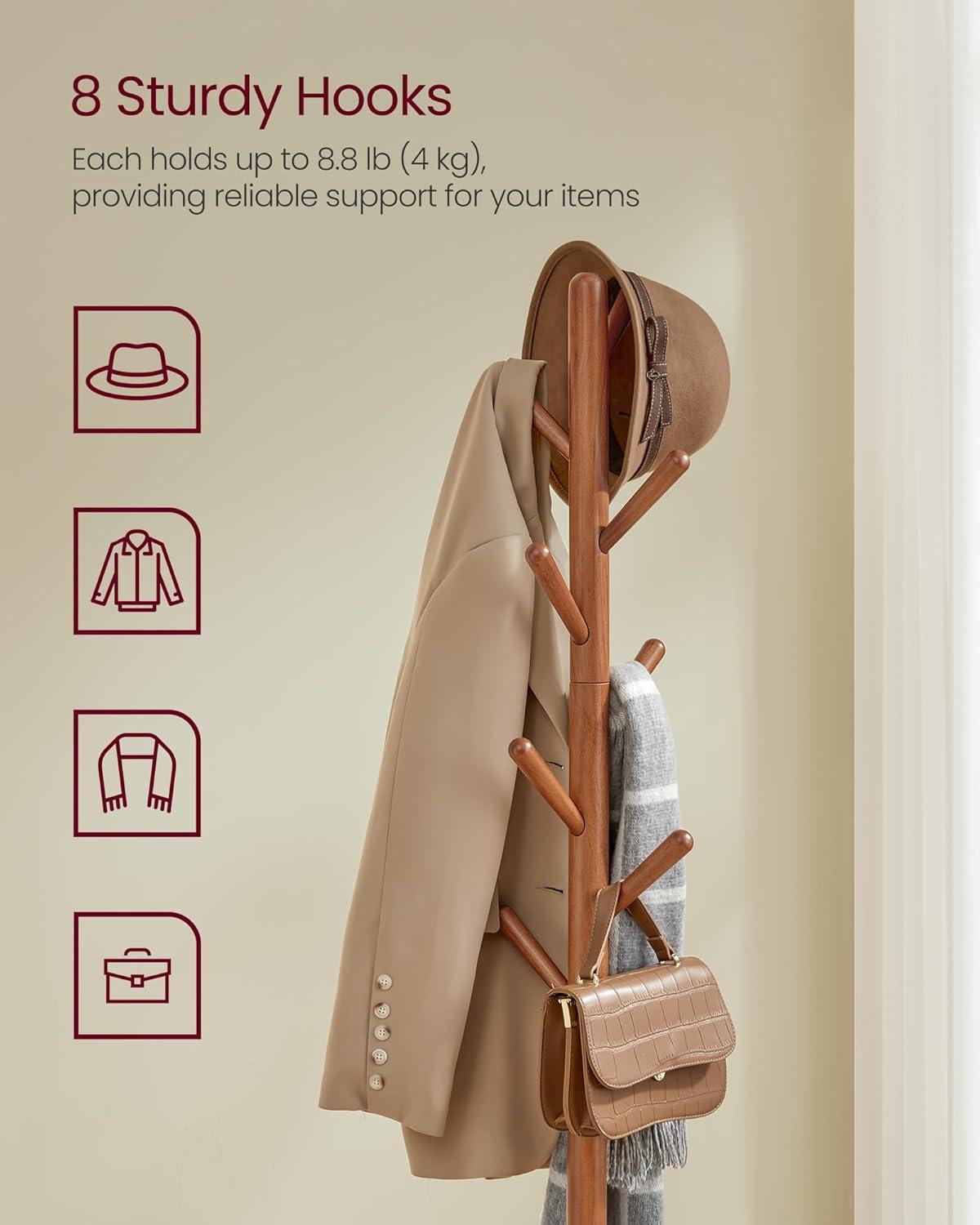 Latitude Run® Coat Rack Stand With 8 Hooks