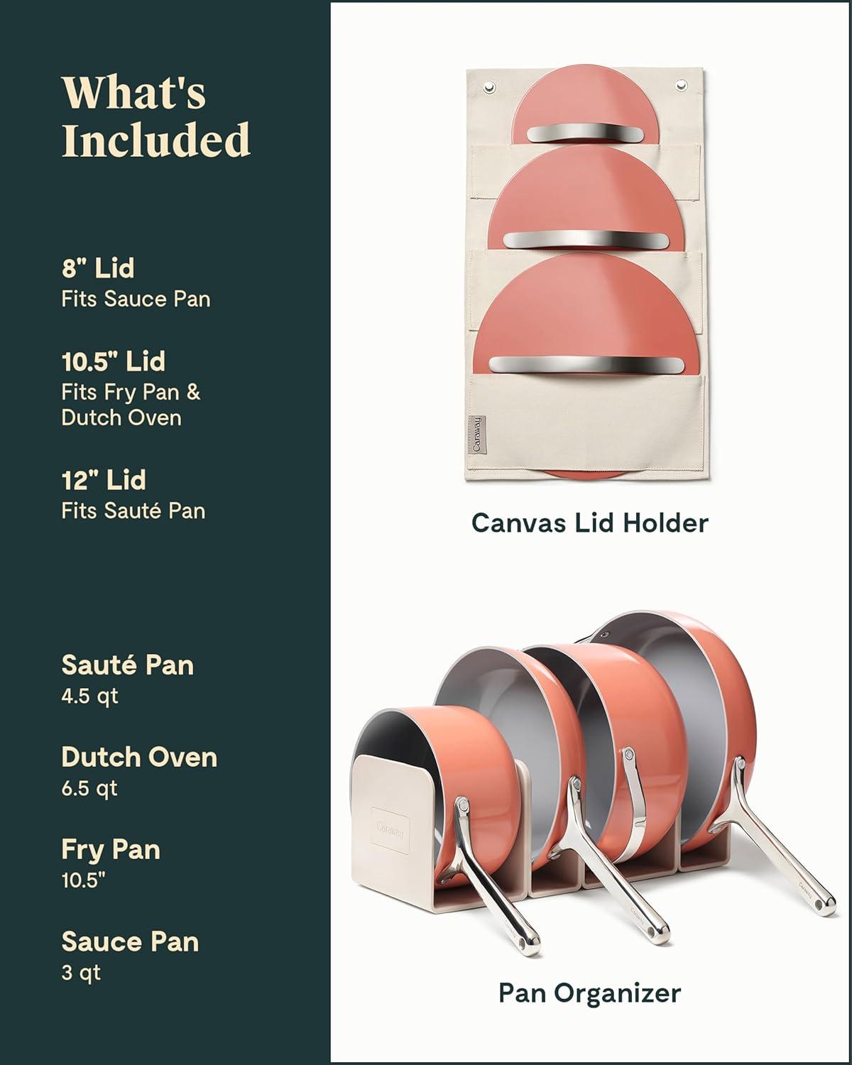 Caraway Home 12pc Cookware Box Set Perracotta