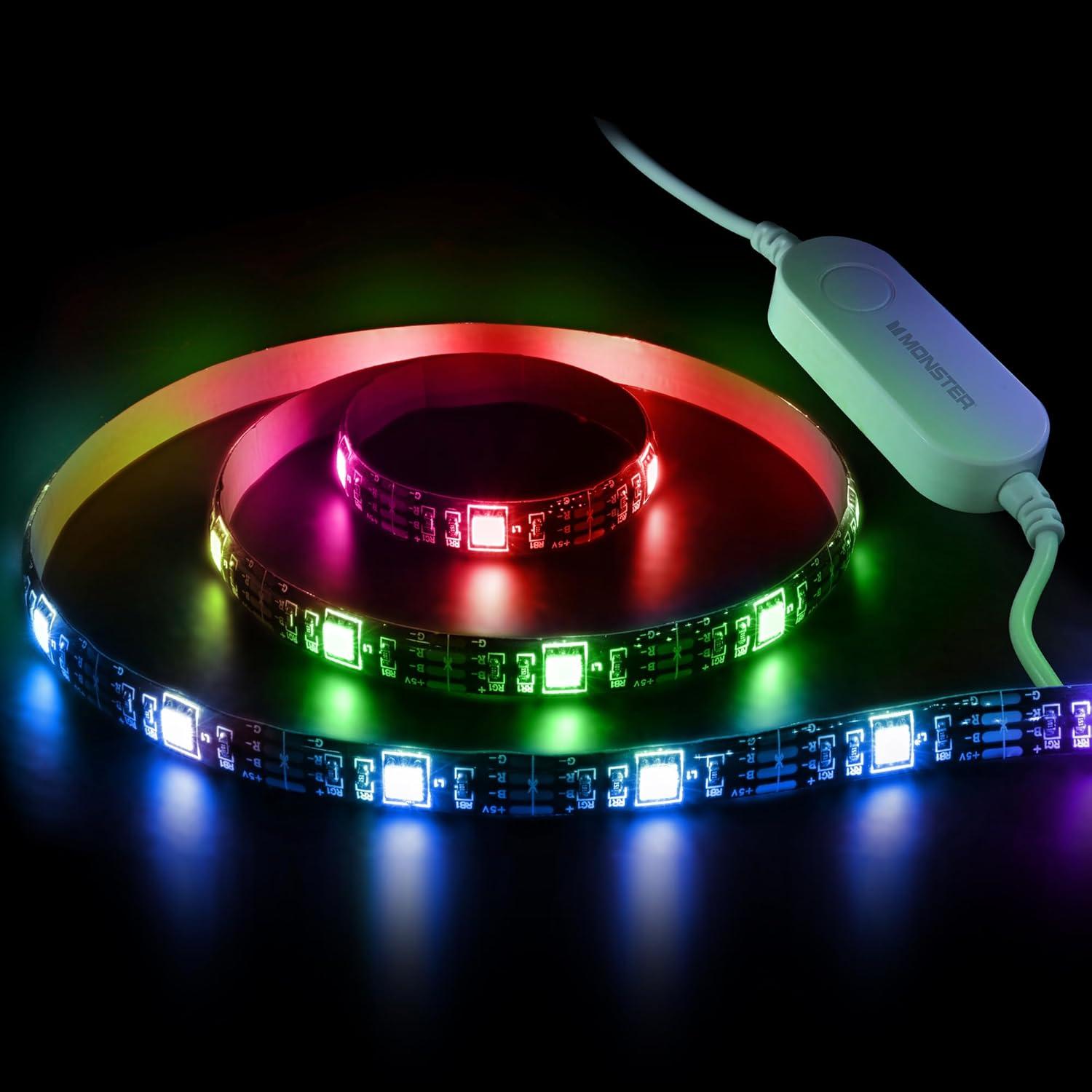 Smart 6.5 ft Multicolor LED Light Strip, Mobile App Control