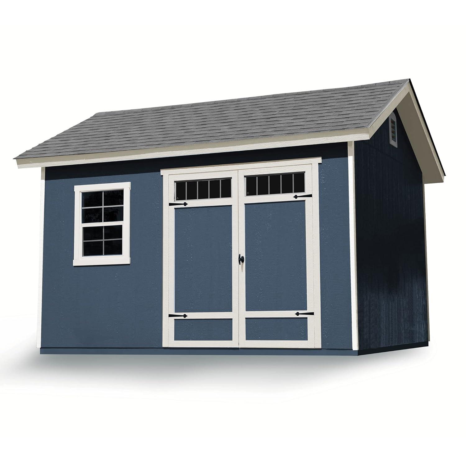 Handy Home Products Beachwood 8 ft. x 12 ft. Wood Storage Shed