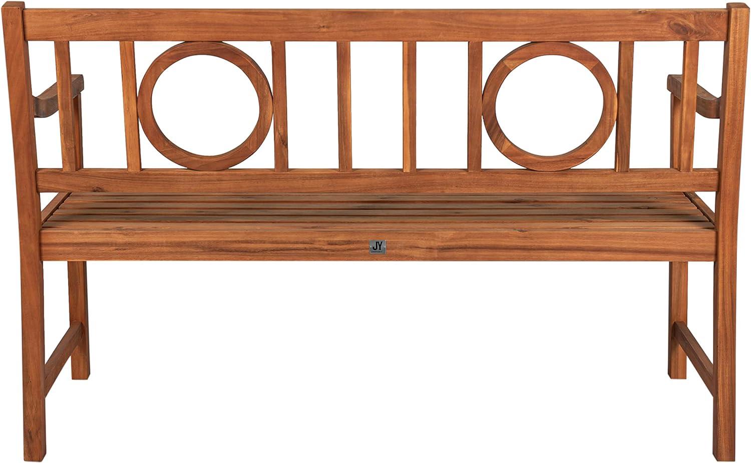 Apollo 61" Teak Acacia Wood Outdoor Garden Bench