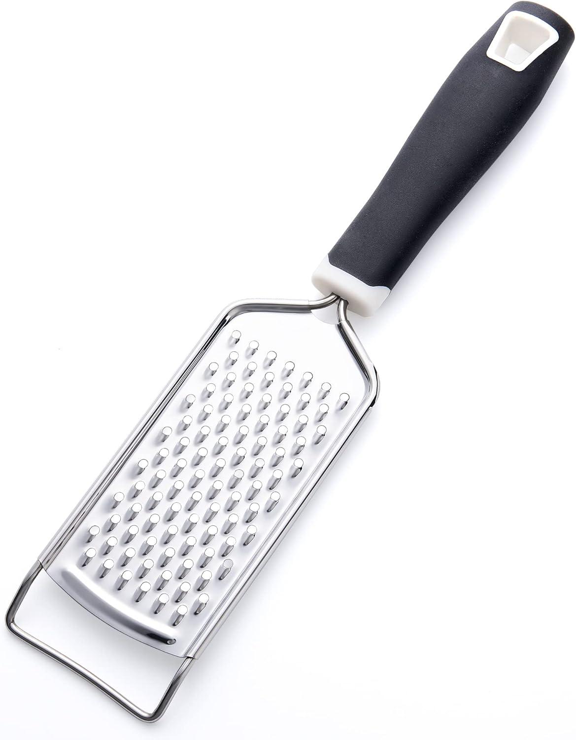 Professional Cheese Graters for Kitchen Stainless Steel Handheld, Metal Lemon Zester Grater With Handle For Cheese, Chocolate, Spices, Kitchen