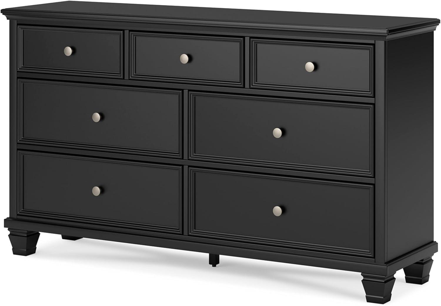 Black Farmhouse Dresser with Felt Lined Dovetail Drawers