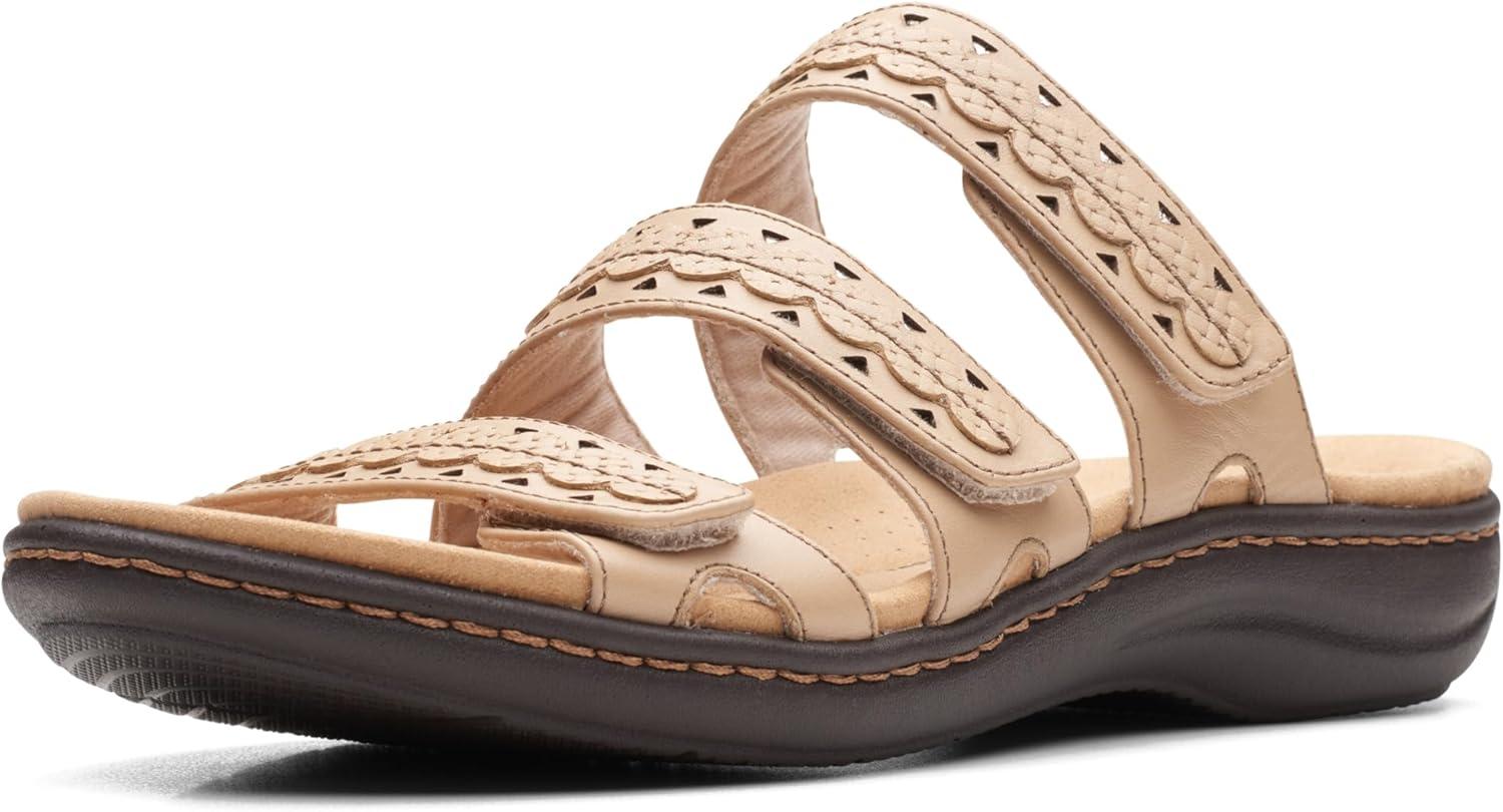 Laurieann Cove Casual Sand Genuine Leather Women's Slide