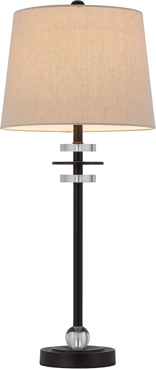 Cal Lighting Bo-3093Bf-2 Pair Of (2) Sitka 2 Light 29" Tall Accent Table Lamp - Black