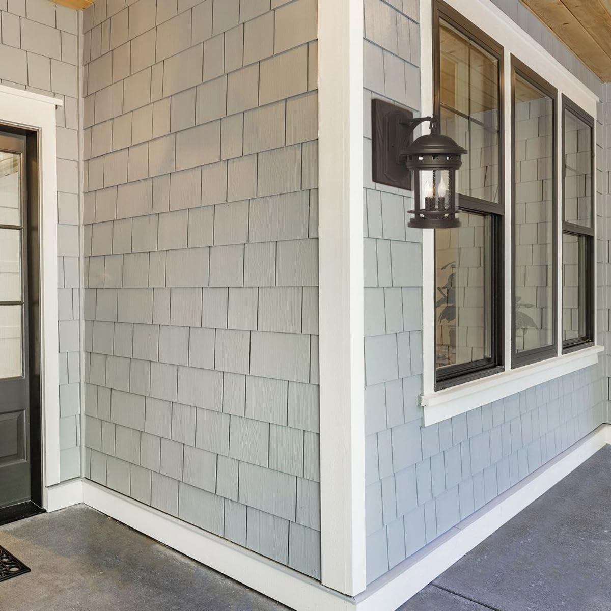 Oil-Rubbed Bronze Mission Style Outdoor Wall Lantern