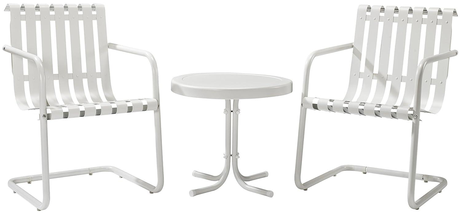 Gracie 3pc Outdoor Seating Set - White - Crosley