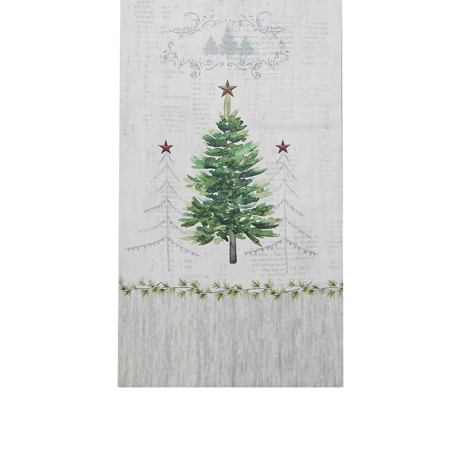 Avanti Linens - Table Runner, Tabletop Accessories, Christmas Decorations, 14" x 72" (Trees Collection)