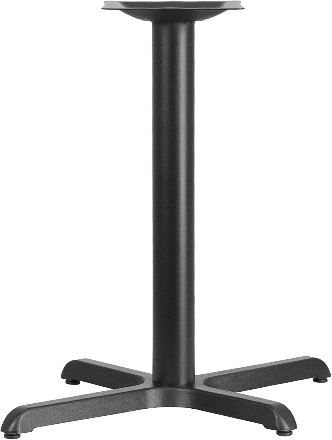 Flash Furniture Beverly Restaurant Table X-Base with 3" Dia. Table Height Column