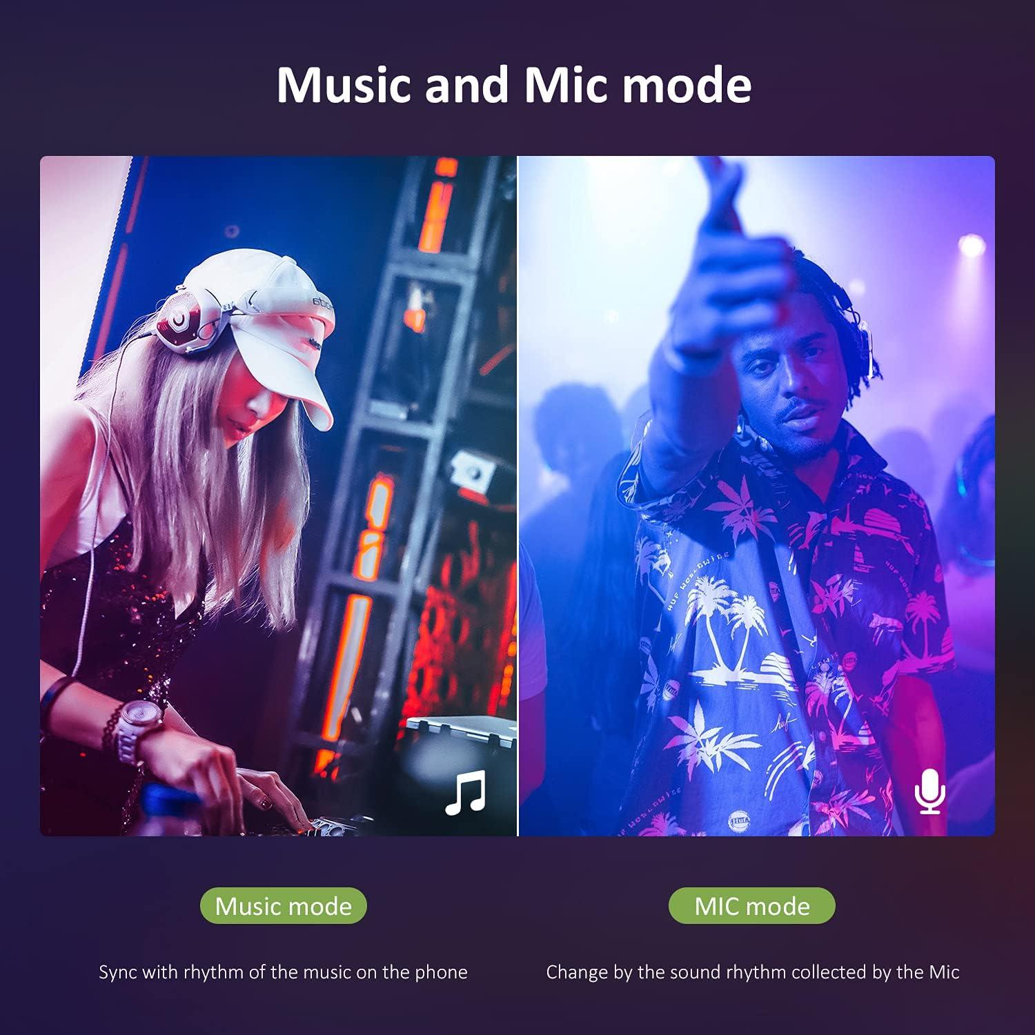 Novostella 20ft RGB LED Strip Lights Kit - APP Remote Controlled Color Changing, Music Sync, for Home Lighting Kitchen Bar Bedroom, Gaming Room