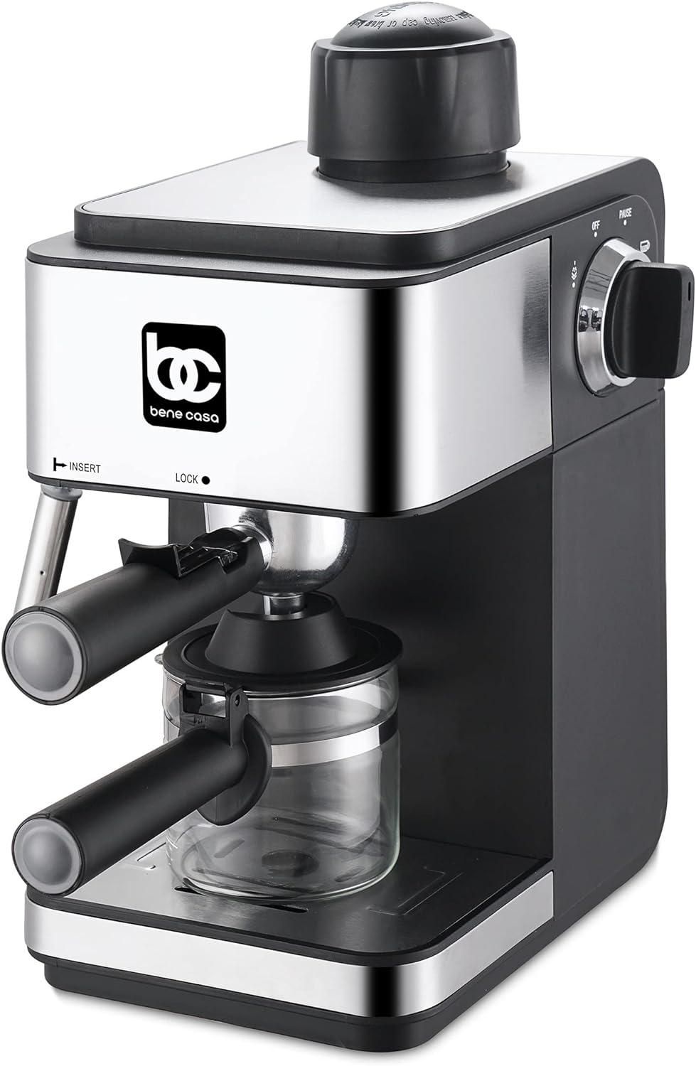 Bene Casa BC-99189 Espresso Maker, 4-Cup